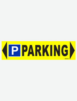 panneau fléchage parking picto logo parking temporaire