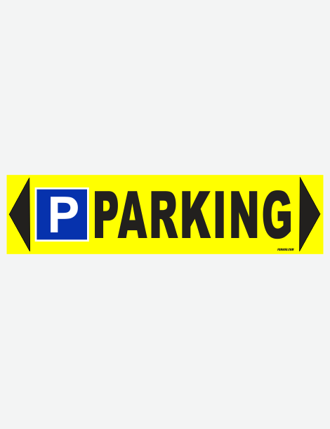 panneau fléchage parking picto logo parking temporaire