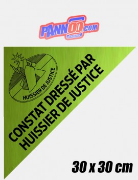 Autocollants Stickers logo Huissier et texte Constat dressé par un Huissier de Justice